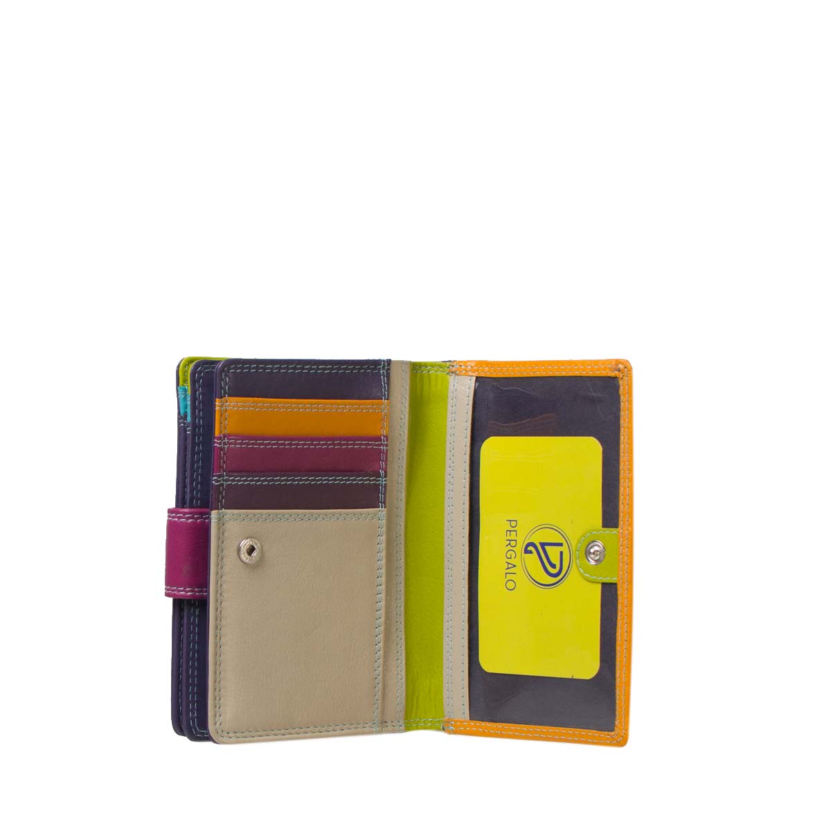 Pergalo Compact Leather Purse