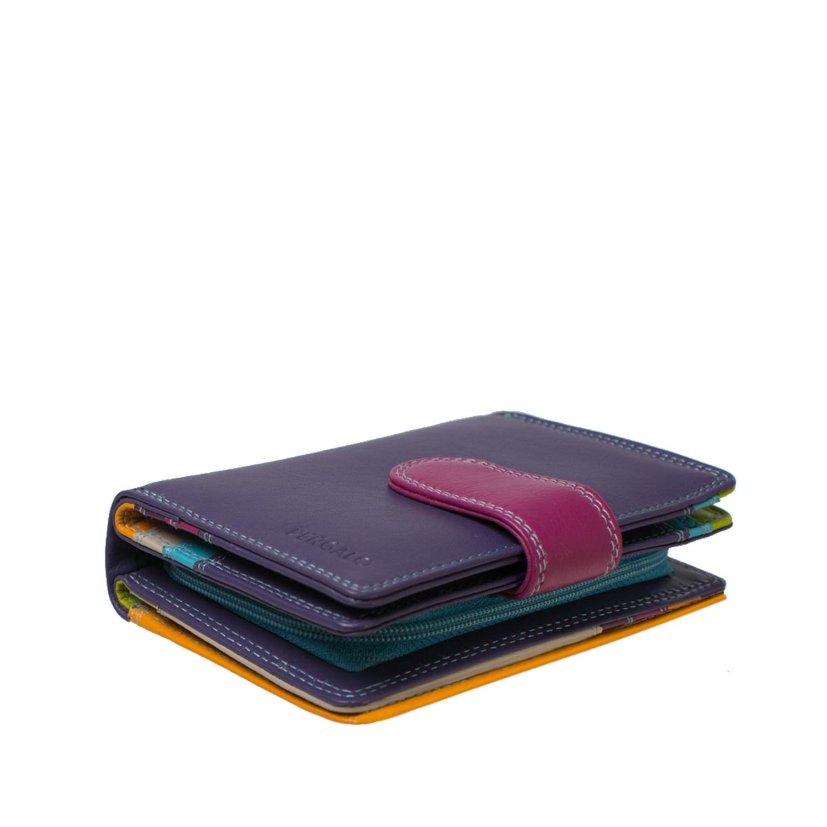 Pergalo Compact Leather Purse