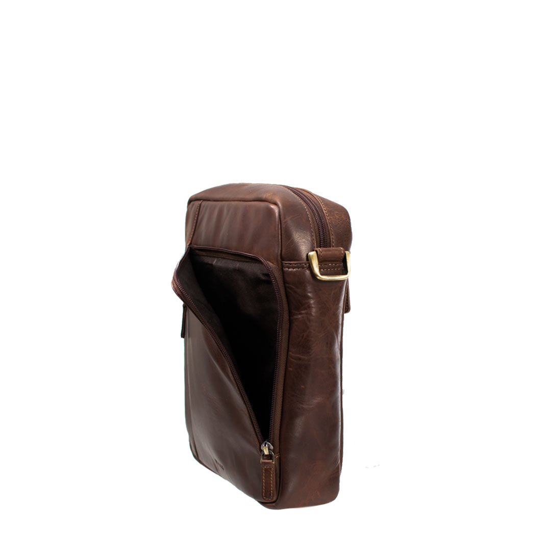 Pergalo Leather Sling Bag